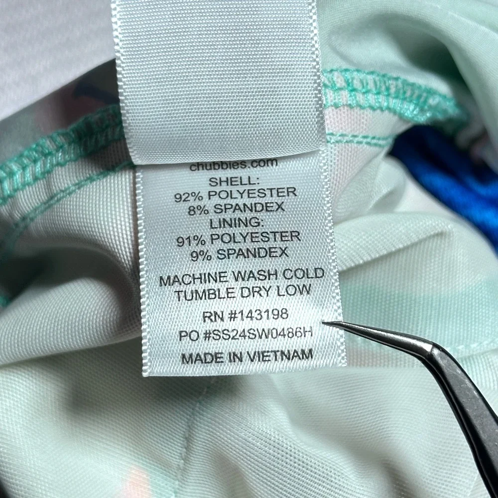 Chubbies Swim Trunks Mens Small 5.5